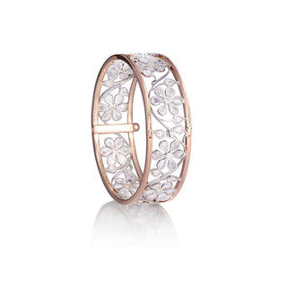 Signatures Fleurette Rose-Cut Diamond 10-Flower Bracelet