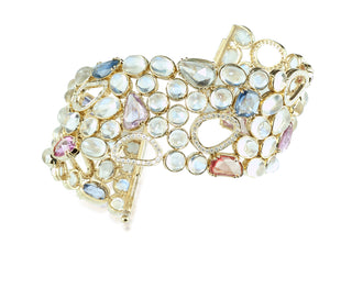 One Of a Kind Unique Moonstone Bracelet | Custom Designed & Crafted with Care
