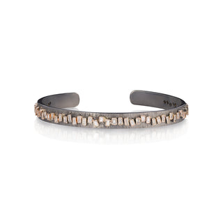 Arena Diamond Baguettes Cuff - 0.25 Inch