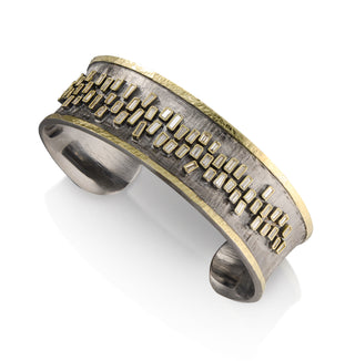 Arena Diamond Baguettes Cuff - 0.75 Inch