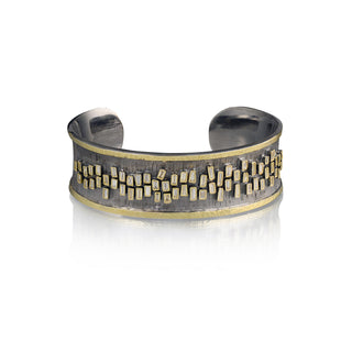 Arena Diamond Baguettes Cuff - 0.75 Inch