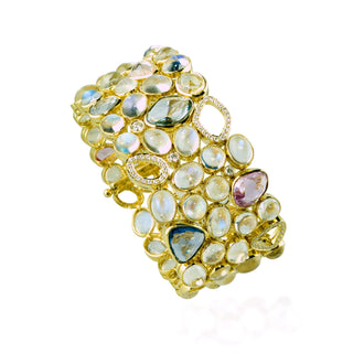 One Of a Kind Unique Moonstone Bracelet | Custom Designed & Crafted with Care