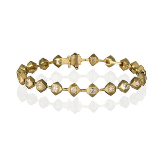 Diamond and Yellow Gold Bracelet, Gifting, Fine Jewelry from John Apel