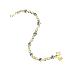 Seaside Collection Sapphire & Diamond Bezel Bracelet