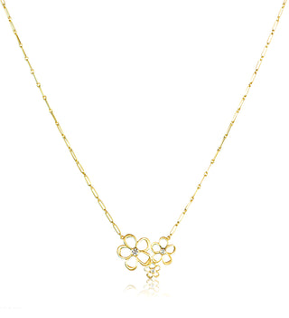 Zahara Triple Flower Necklace