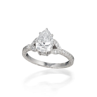 Serendipity Pear-cut Diamond Engagement Ring