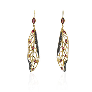 Reina Dragonfly Wing Earrings