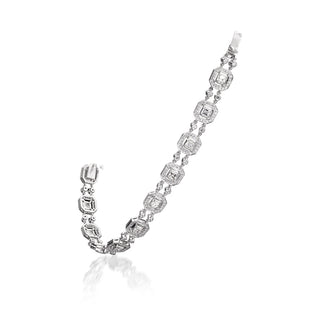 Serendipity Double Stranded Diamond Link Bracelet
