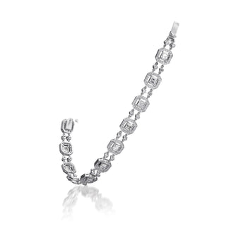 Serendipity Double Stranded Diamond Link Bracelet