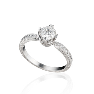 Serendipity Round Cut Diamond Engagement Ring