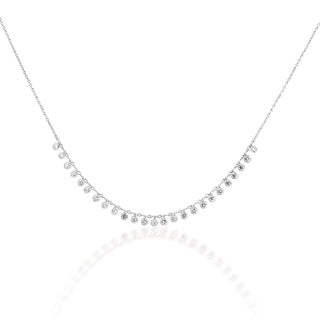 Shimmers White Gold Diamond Necklace