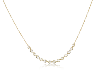 Signatures Crescent Cascade Diamond Pendant necklace