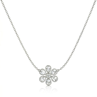 Rose Cut Diamond Platinum