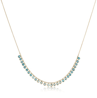 Shimmers Aquamarine and Blue Topaz Necklace alternate view
